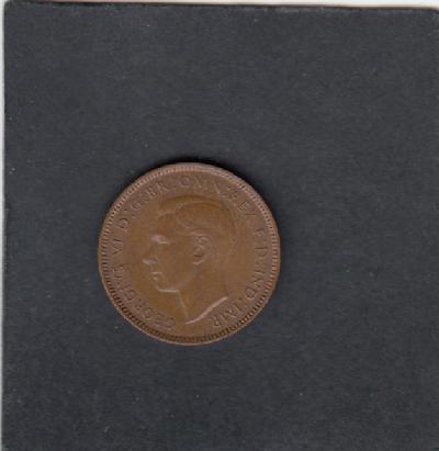 Beschrijving: 1 Farthing  GEORGIUS VI  